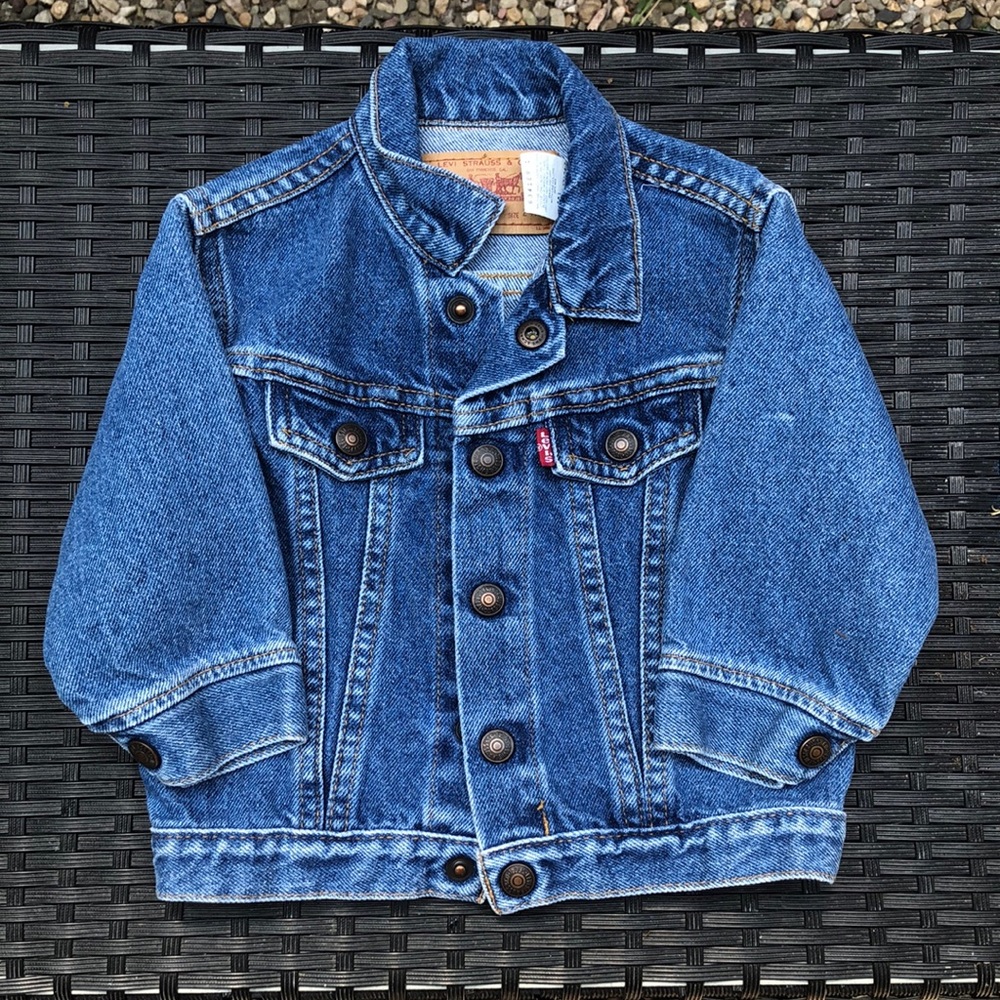 Toddler Levi’s trucker jacket!